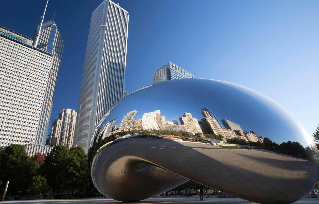 2025 Foodservice Forum in Chicago near Millenium Park bean