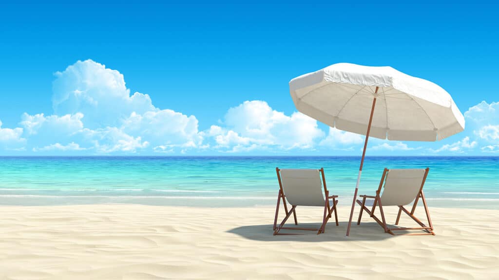 Quarterly Travel Insights Webinar - Beach Chairs on Clear Ocean Water